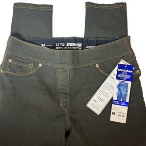 Nygard Brown Khaki Denim High Rise Jeggings Jean.